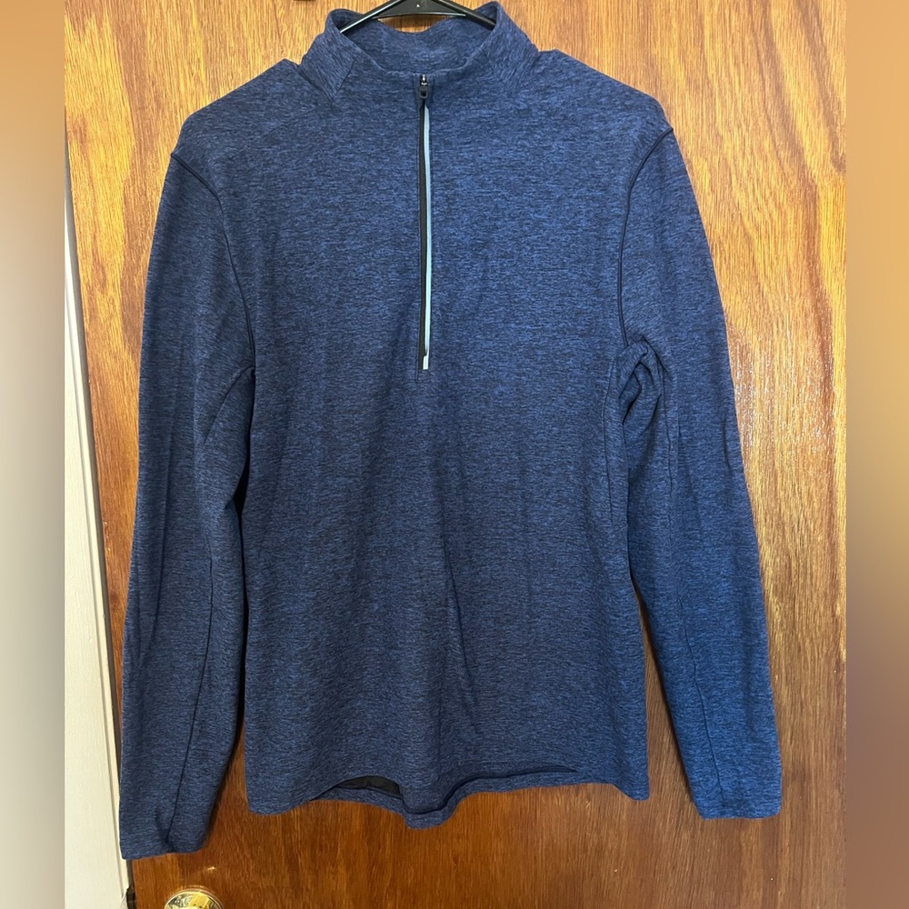 Lululemon Men’s Surge Warm 1/2 Zip Long Sleeve Shirt, Size Small